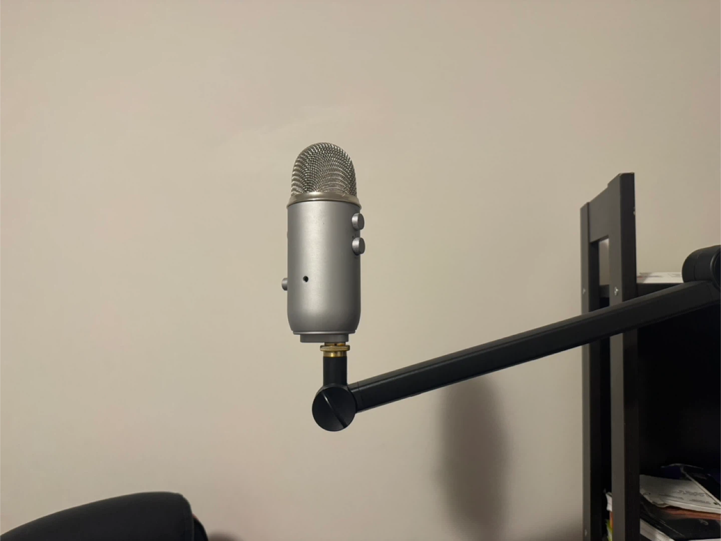Logitech G Yeti Silver + Blue Compass Black Arm
