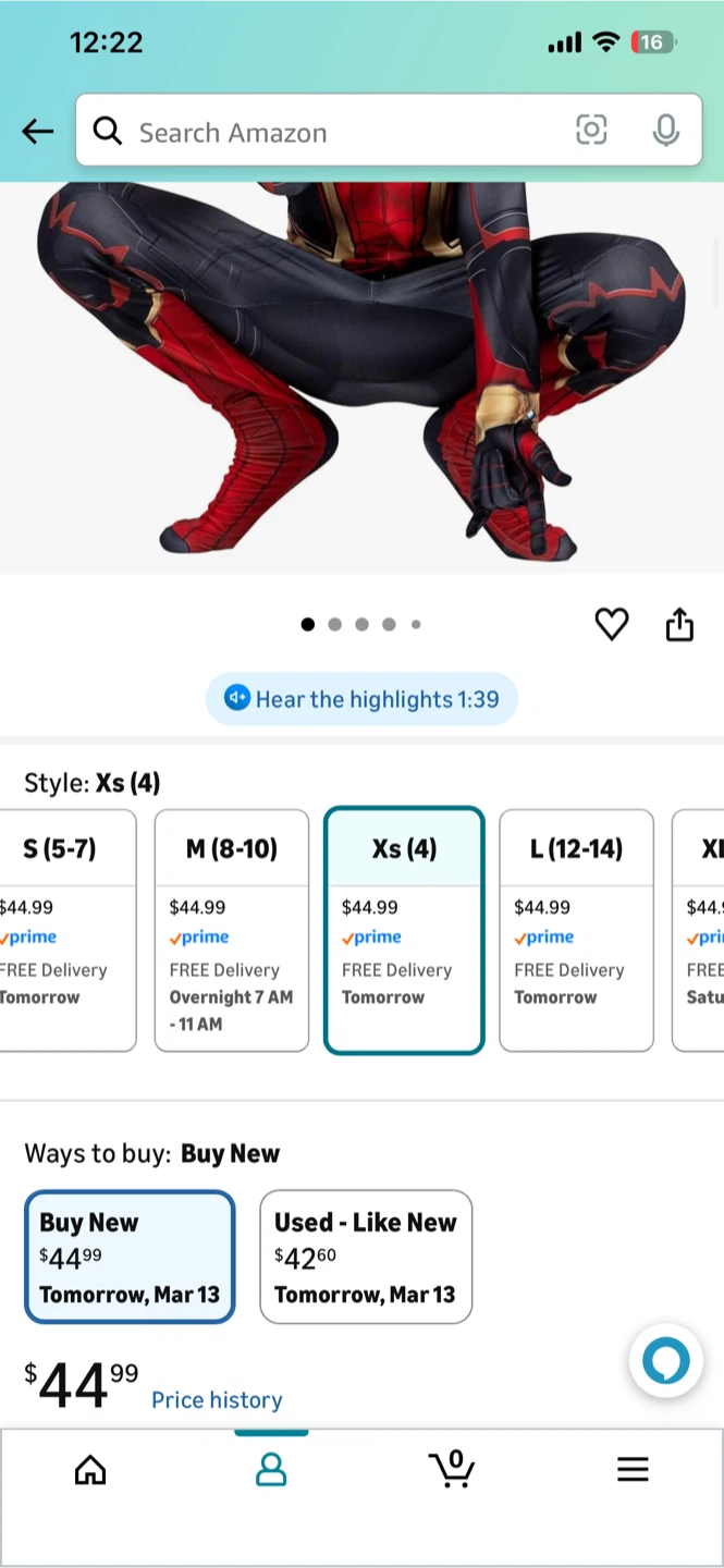 Kids Spider-Man Costume - photo 2