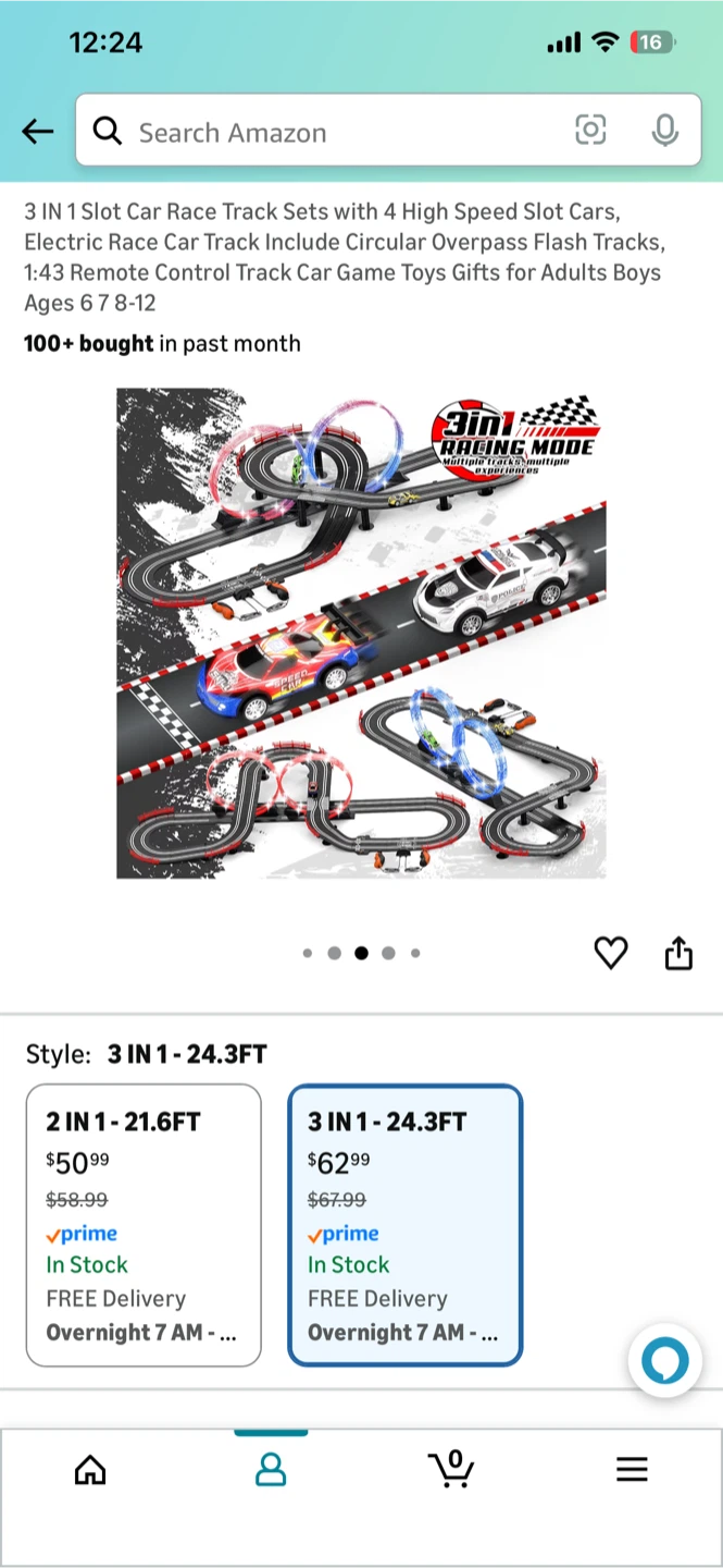 Kids Electric Race Car Track Set - photo 3