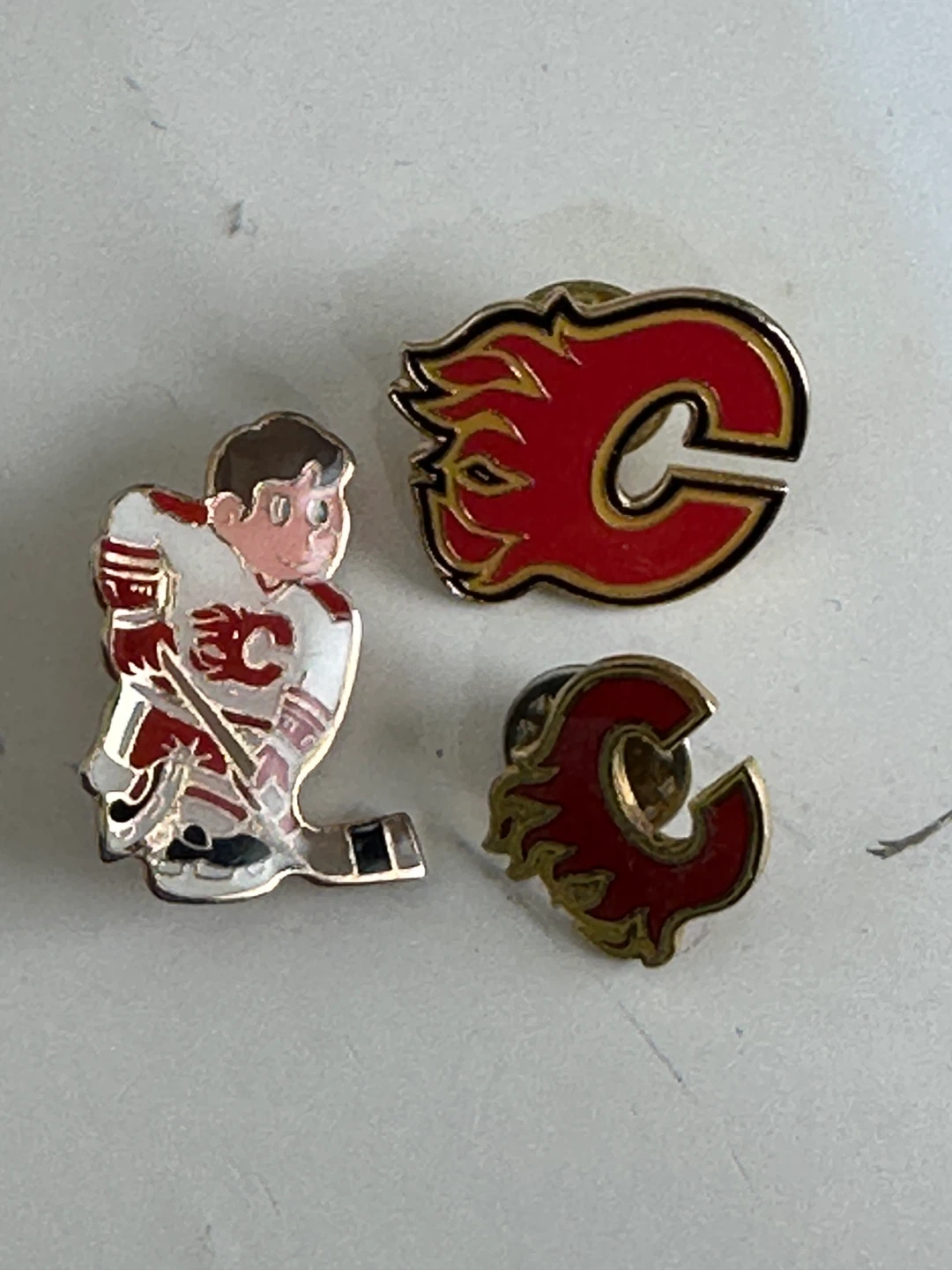 Calgary Flames Hockey Pins Set
