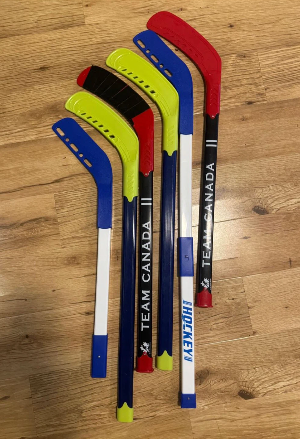 Team Canada Hockey Sticks - Set of 5