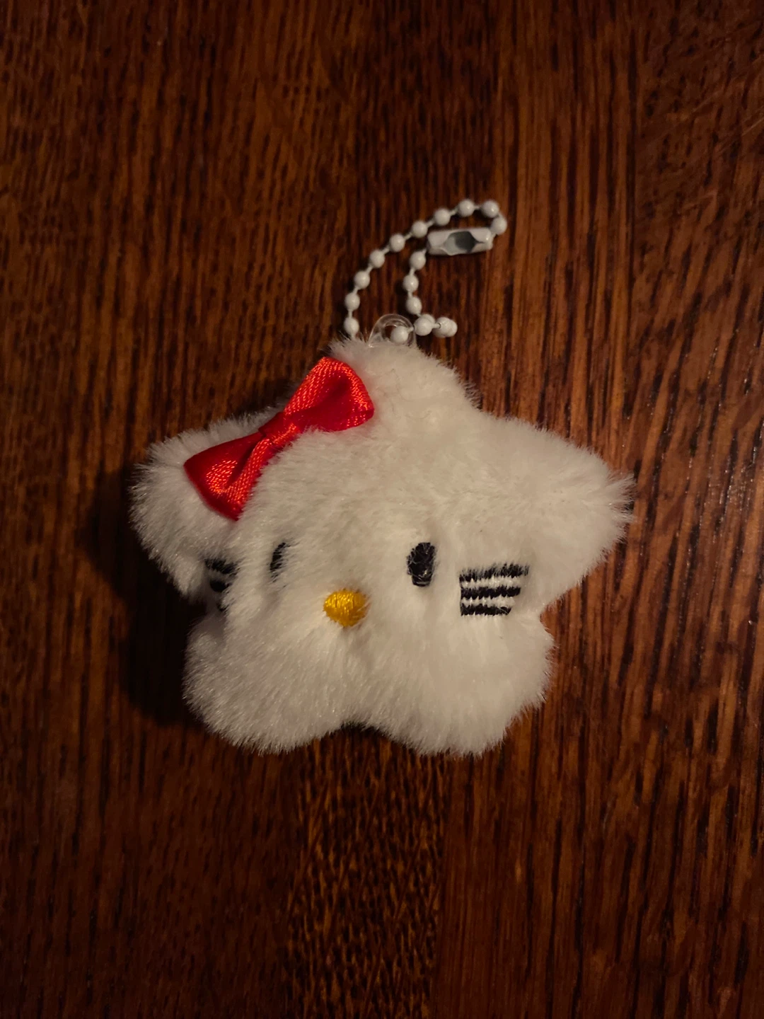 Hello Kitty Star Plush Keychain
