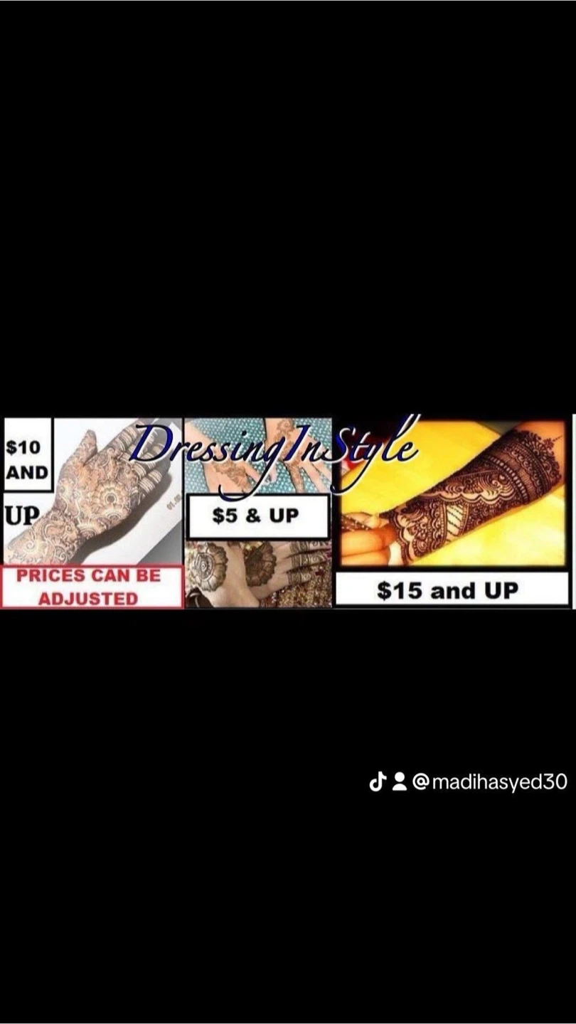 Dressing In Style Henna Art