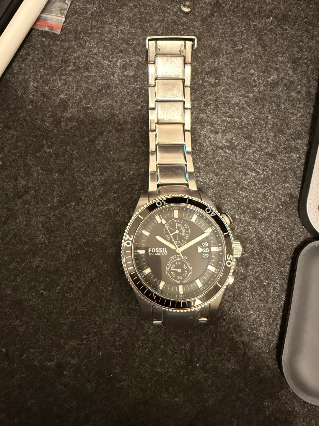 Fossil Stainless Steel Chronograph Watch - photo 2