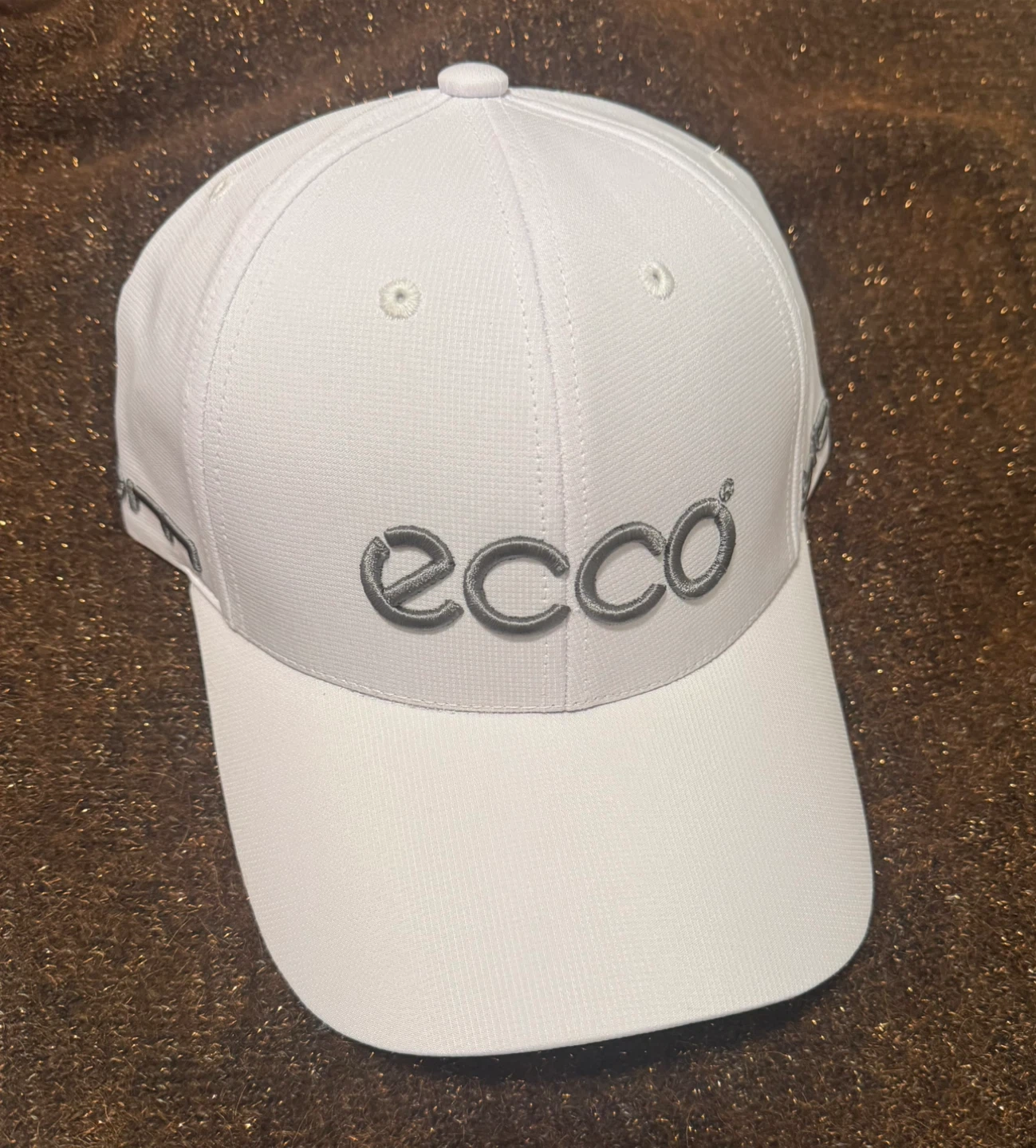 Ecco White Golf Cap Unisex