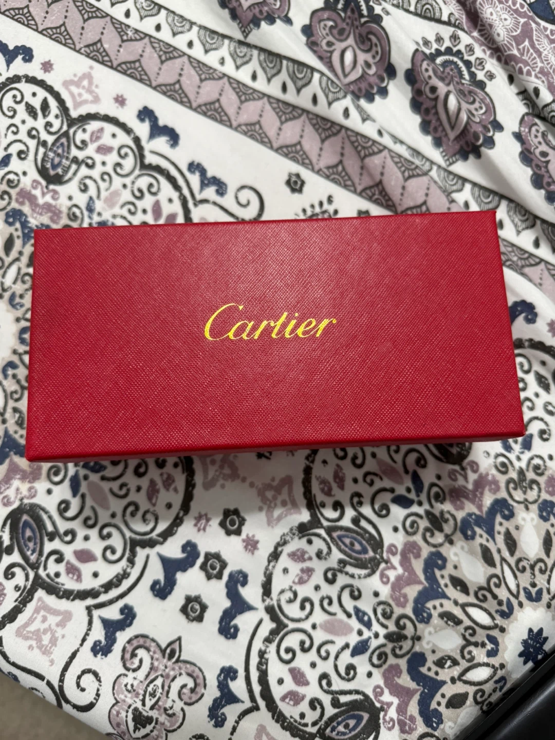 Rimless Red Eyeglasses Case