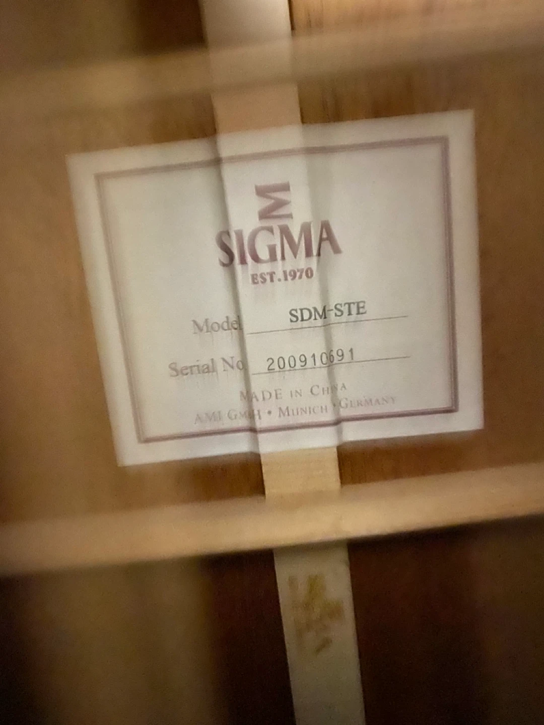 Sigma SDM-STE Acoustic Electric Guitar - photo 2