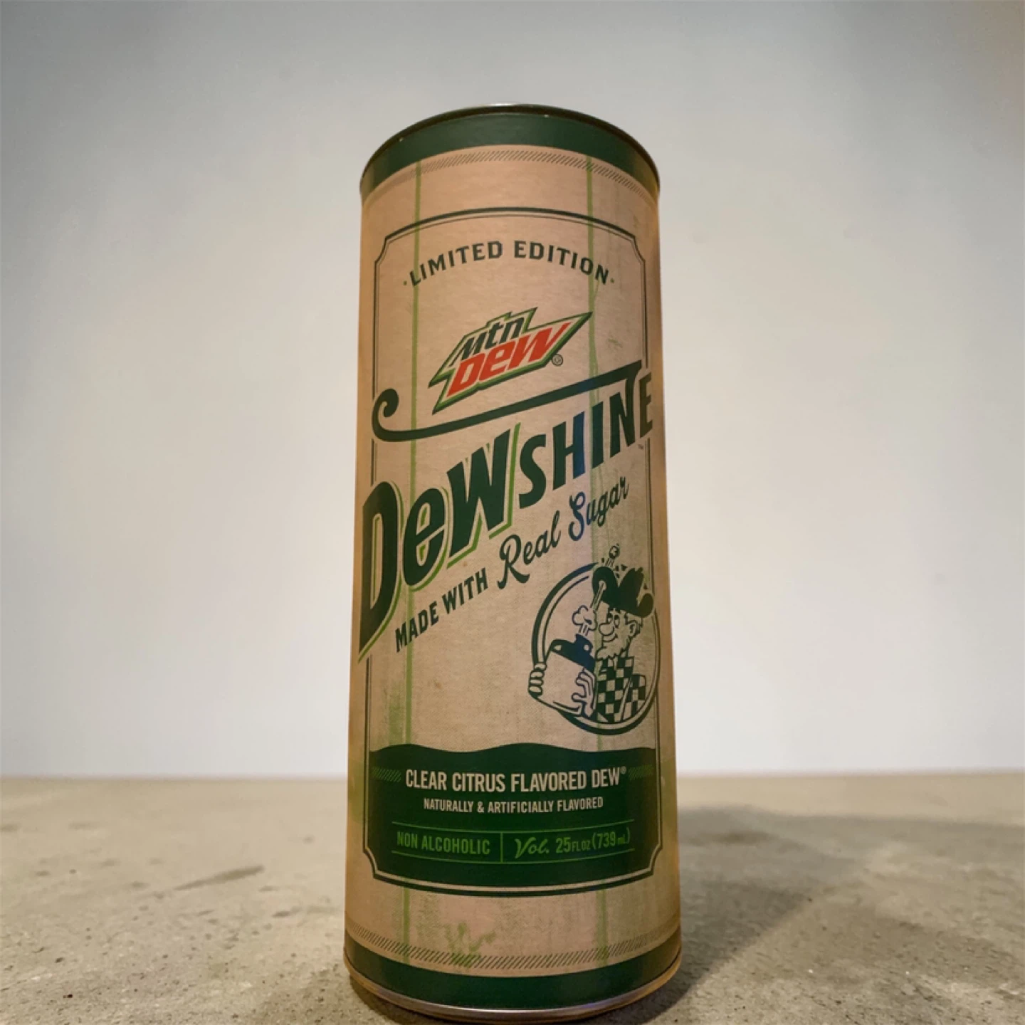 Mountain Dew "Dewshine" Limited Edition Clear Citrus Soda