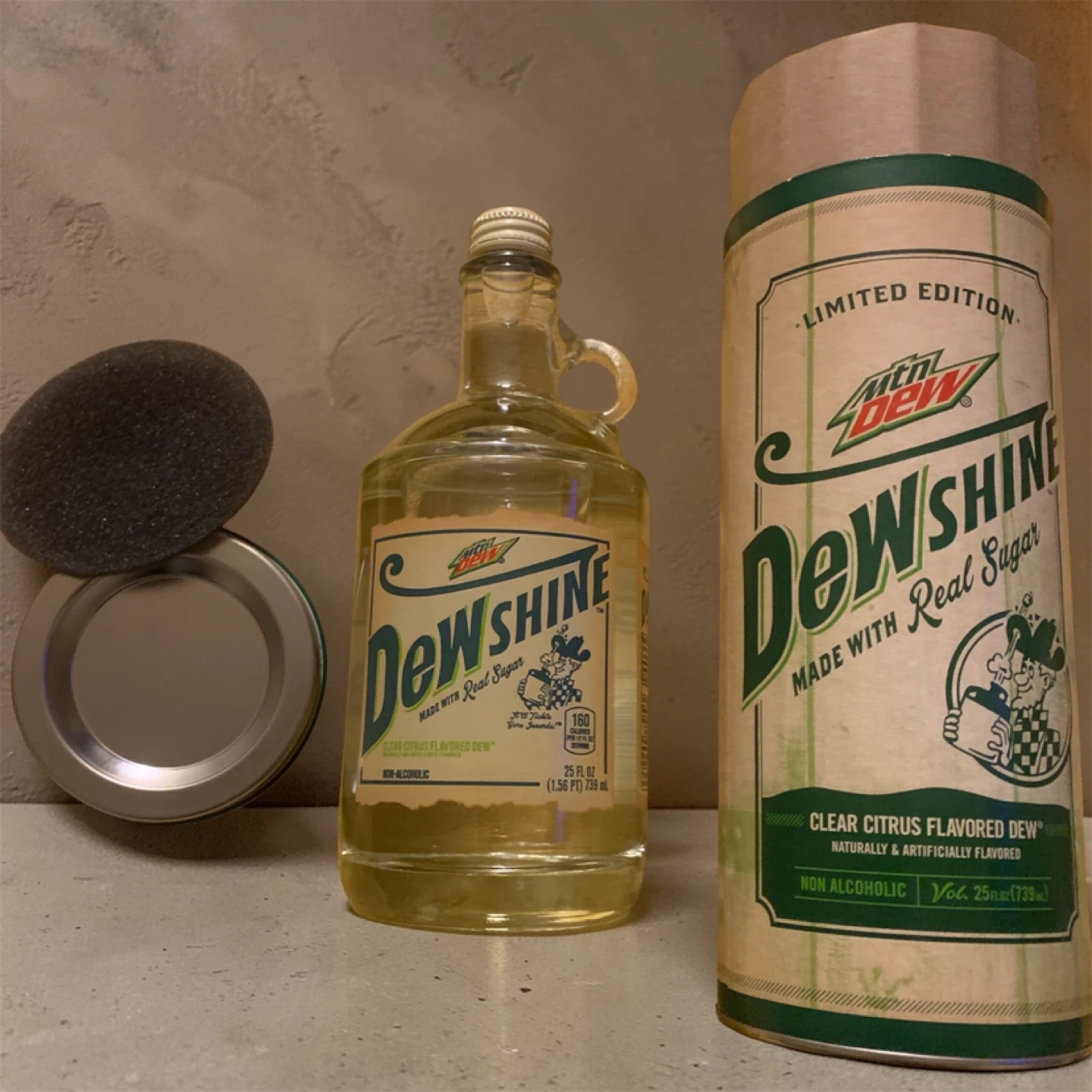 Mountain Dew "Dewshine" Limited Edition Clear Citrus Soda - photo 3