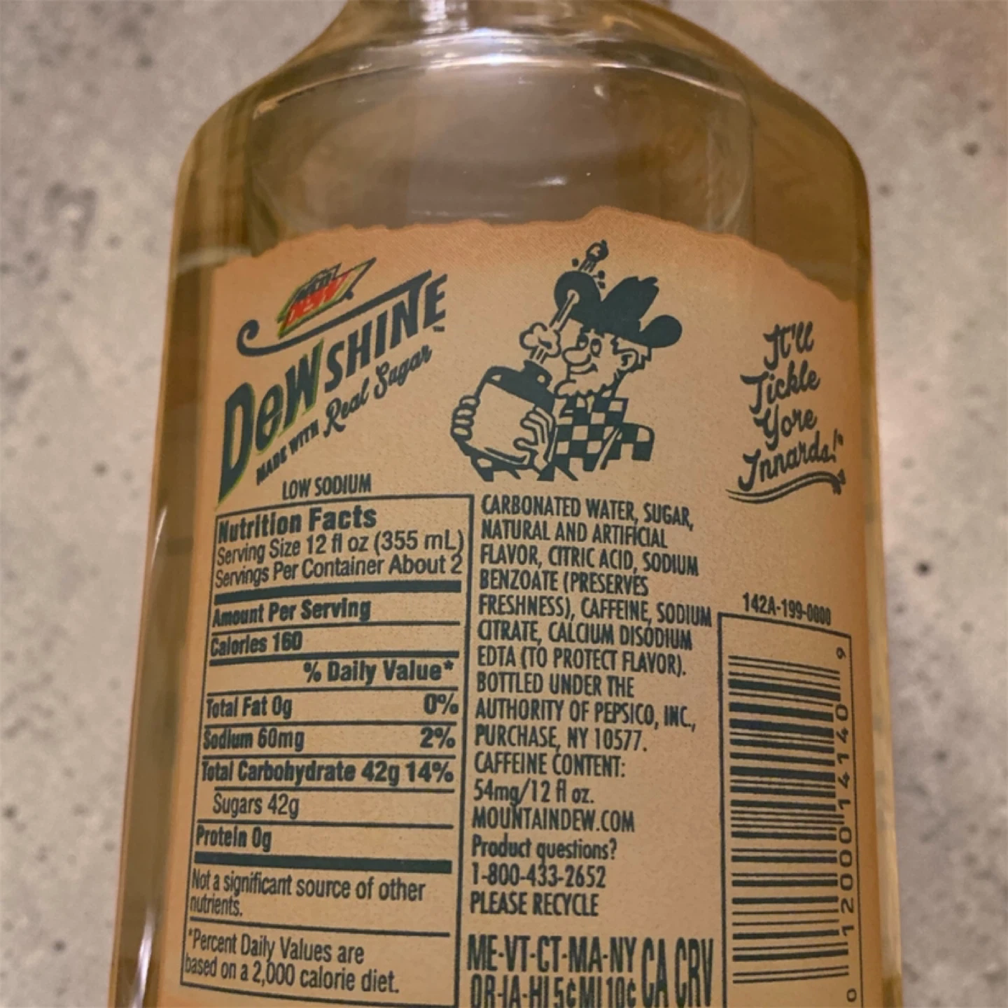 Mountain Dew "Dewshine" Limited Edition Clear Citrus Soda - photo 5