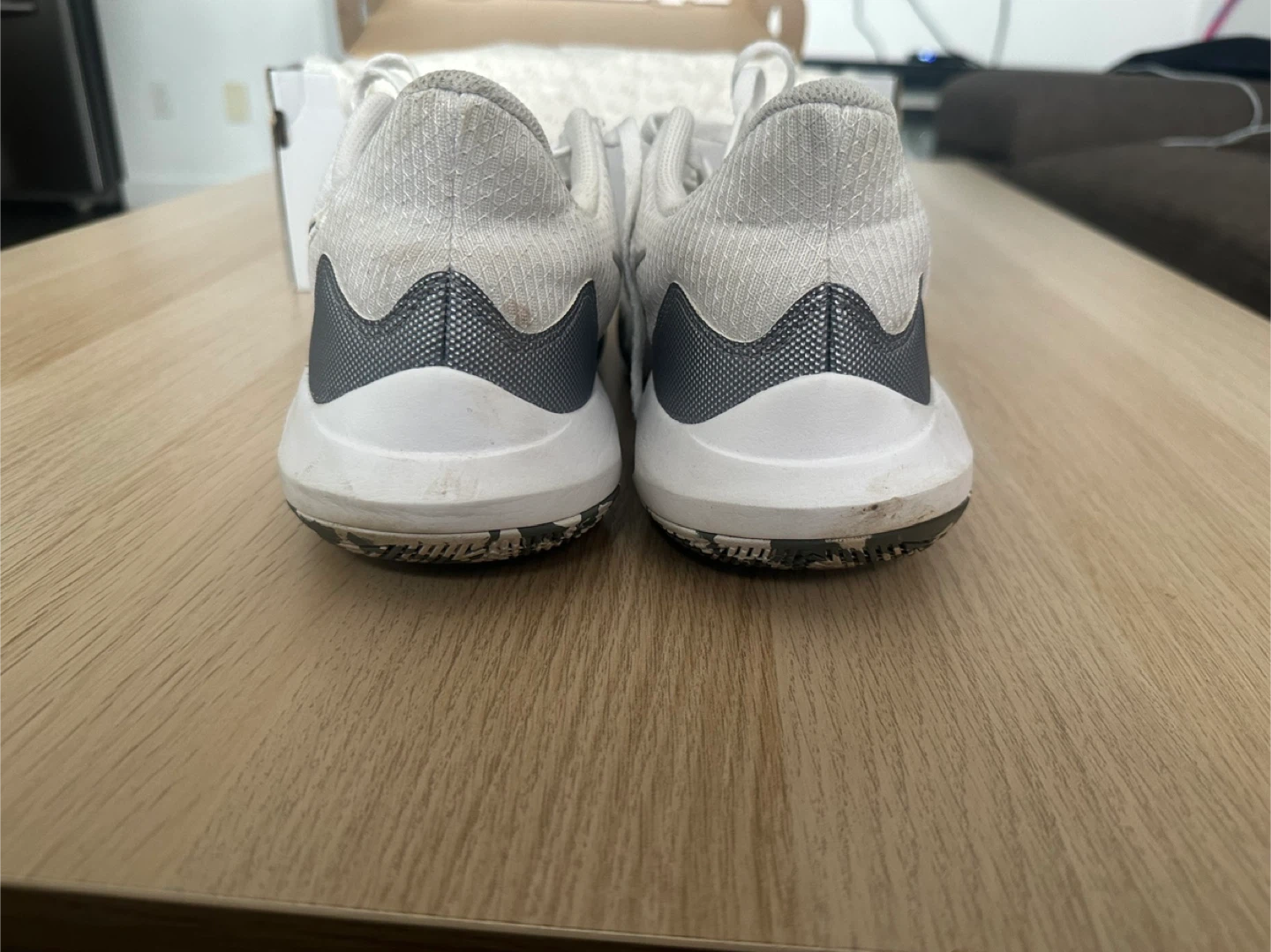Nike Air Force 1 White Basketball Shoes - photo 3