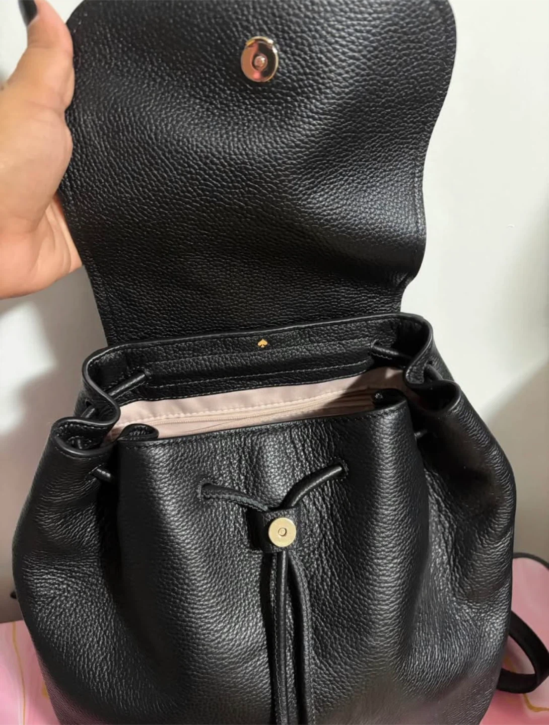 Kate Spade New York Black Leather Backpack - photo 4