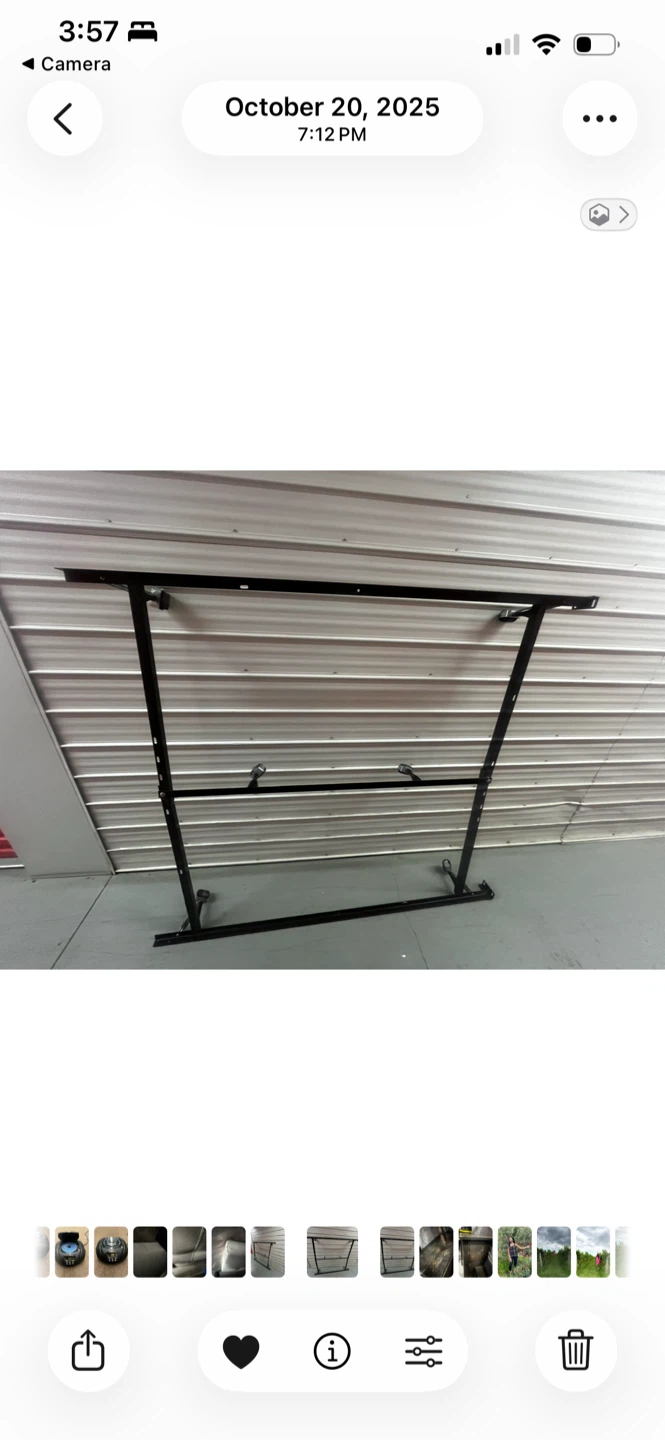 Queen / Double Adjustable Metal Bed Frame
