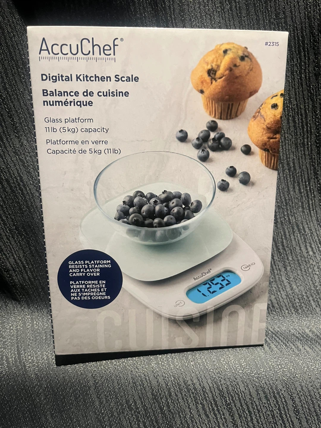 AccuChef Digital Kitchen Scale 11lb Capacity