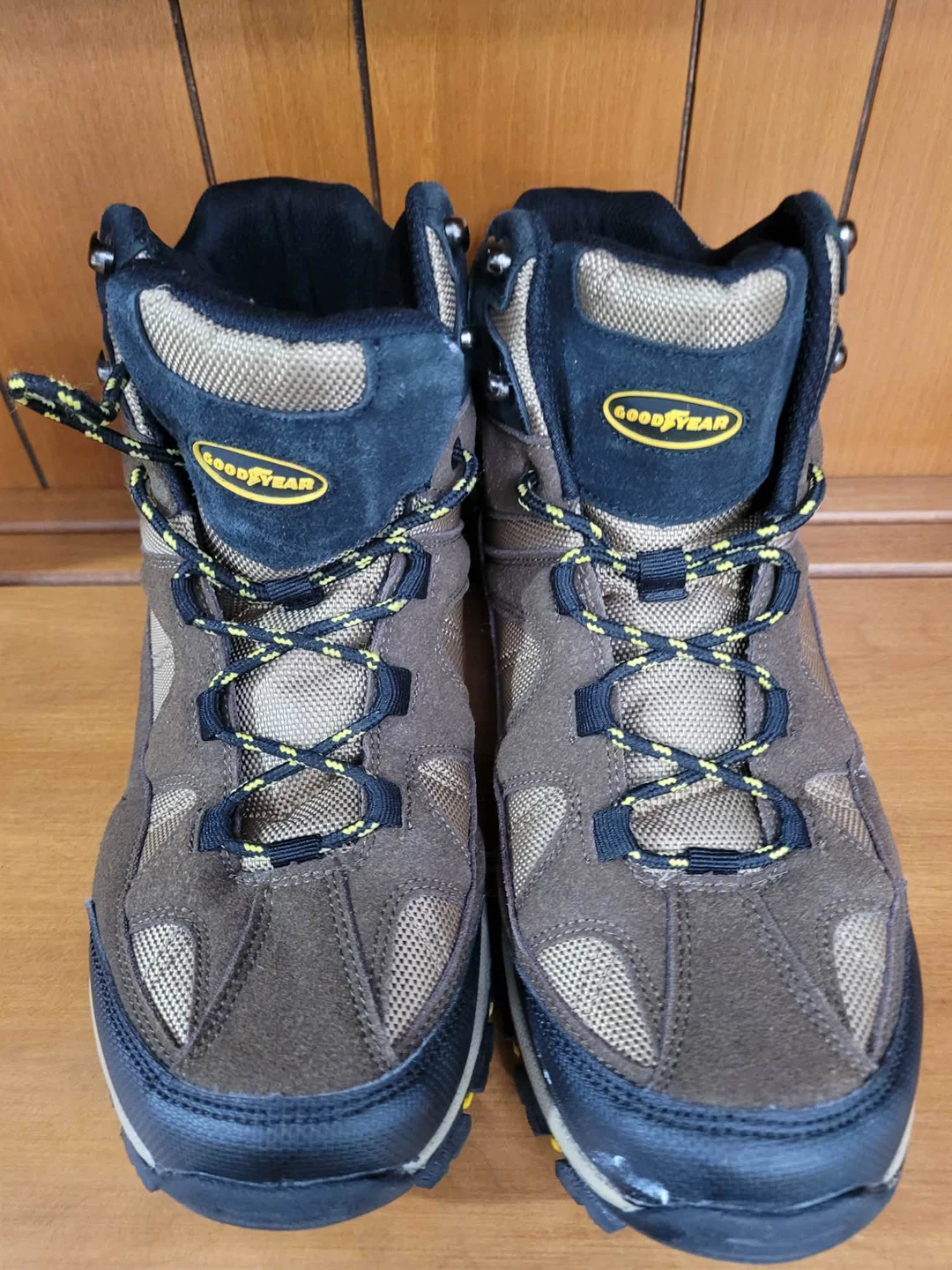 Goodyear Trail Hiking Boots Brown & Black Men's Size 11 - photo 3