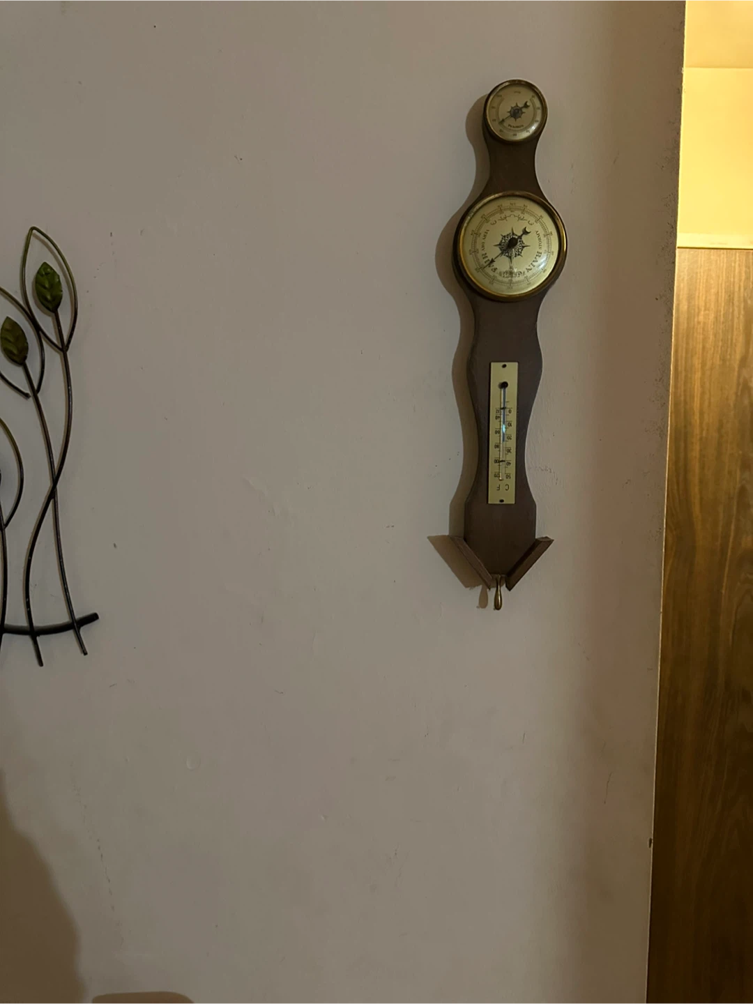 Vintage Barometer Thermometer and Hygrometer Wall Set