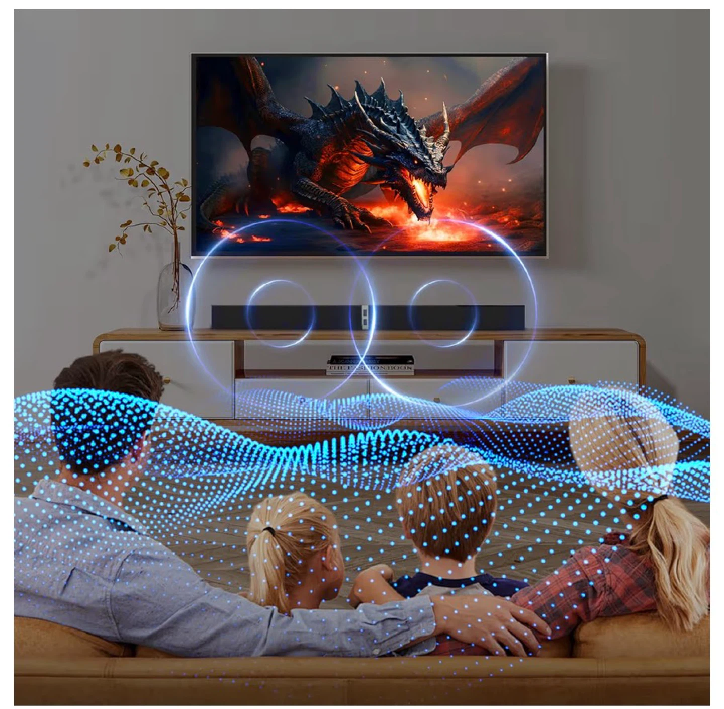 80W Sound Bar with Detachable Speakers - 31-inch Black SB5 - photo 5