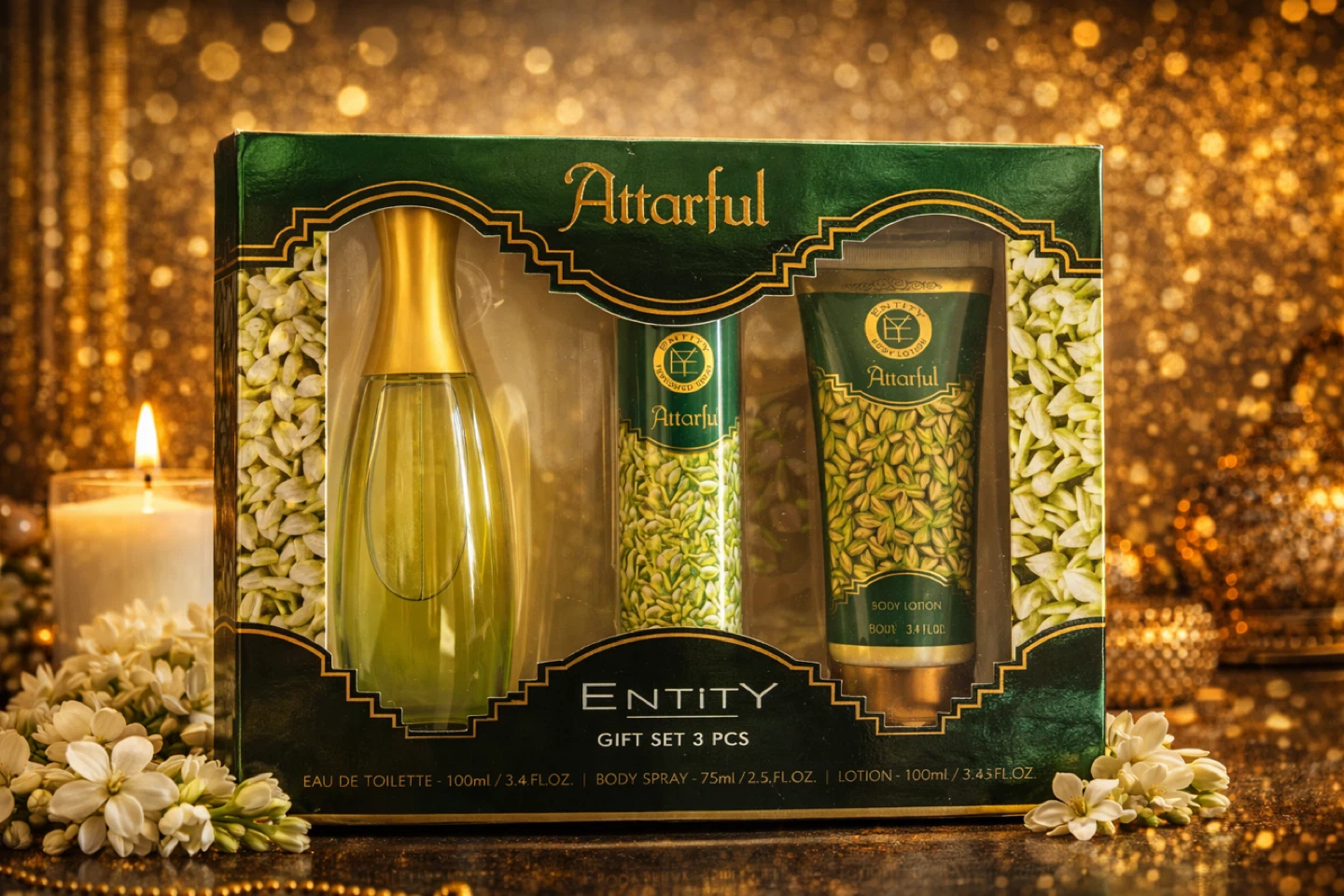 Attarful Entity Gift Set - Eau de Toilette, Body Spray & Lotion - photo 3