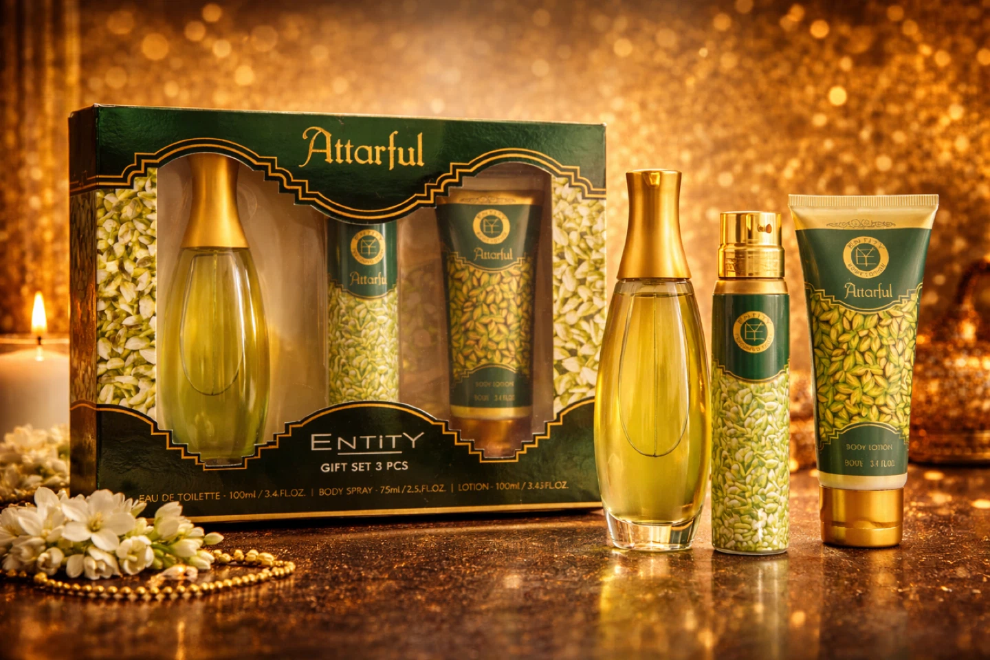 Attarful Entity Gift Set - Eau de Toilette, Body Spray & Lotion - photo 2