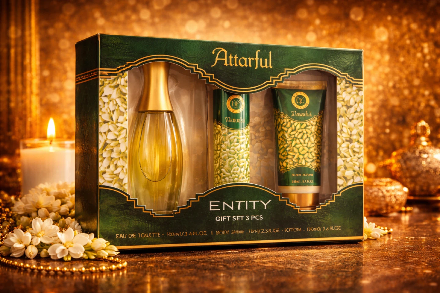 Attarful Entity Gift Set - Eau de Toilette, Body Spray & Lotion