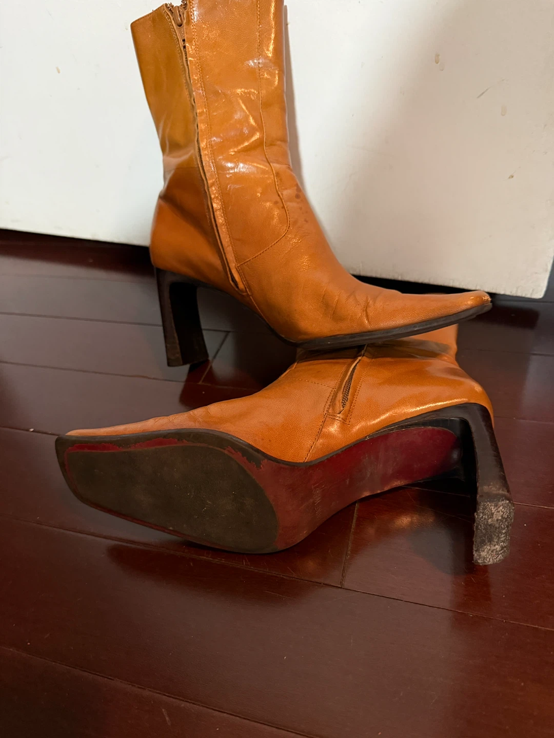 Women's Brown Leather Ankle Boots