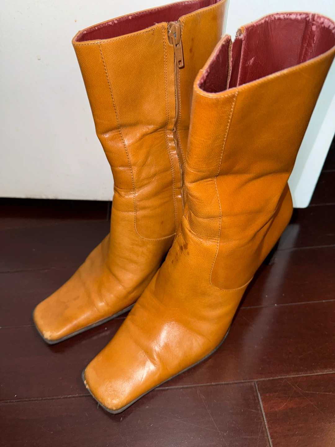 Women's Brown Leather Ankle Boots - photo 2