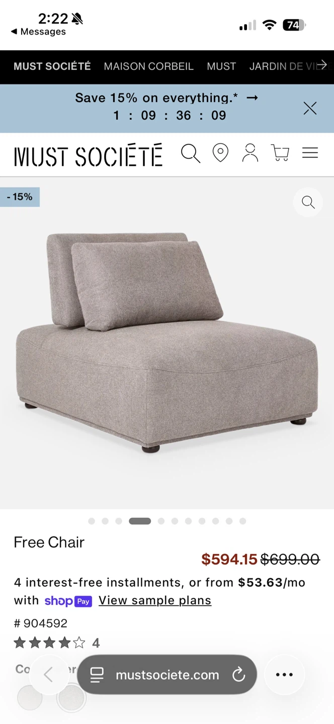 Must Societé Free Chair