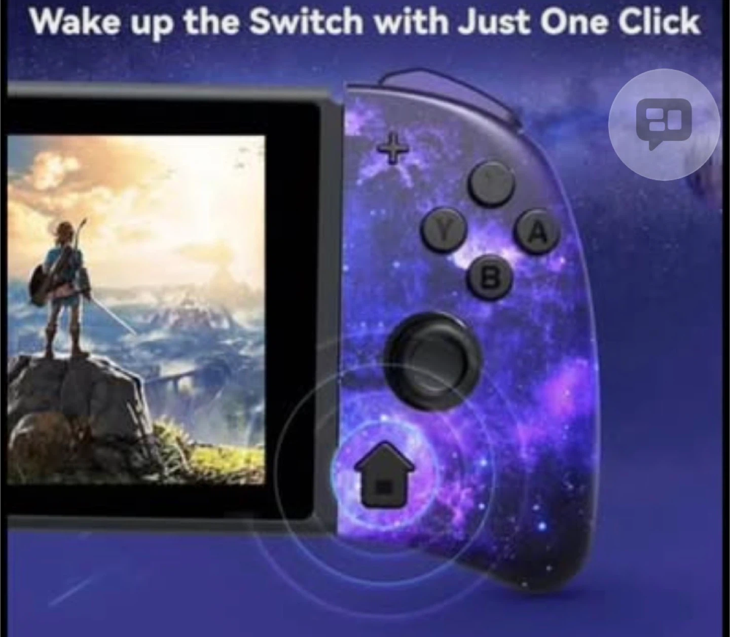 Nintendo Switch Grip Controller - Galaxy Design - photo 5