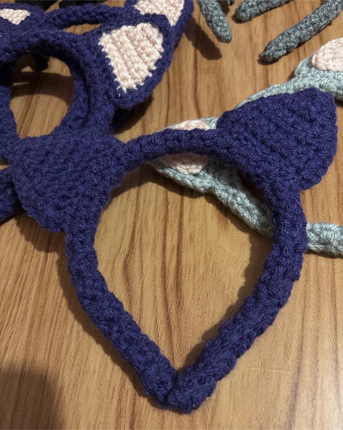 Handmade Crochet Cat Ear Headbands - photo 4