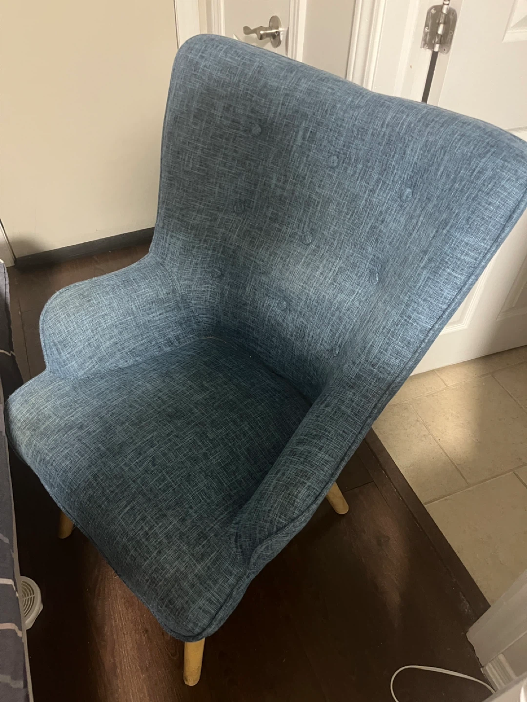 JYSK Blue Accent Armchair
