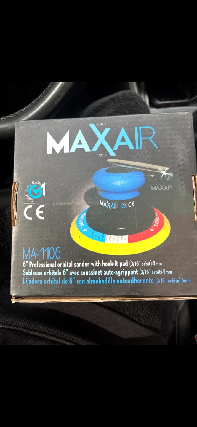 MAXAIR MA-1106 6" Professional Orbital Sander