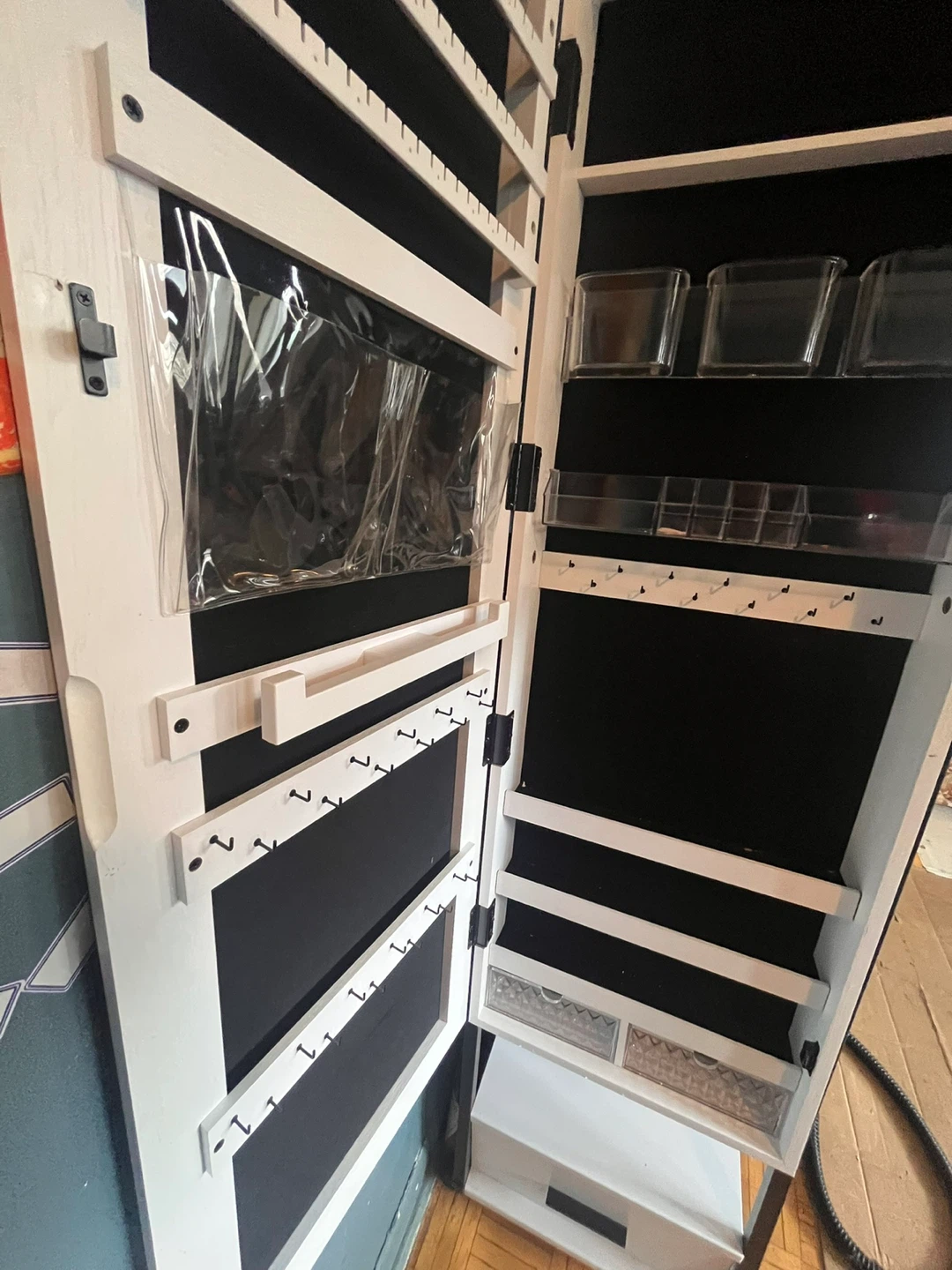 White Jewelry Armoire with Mirror - photo 3