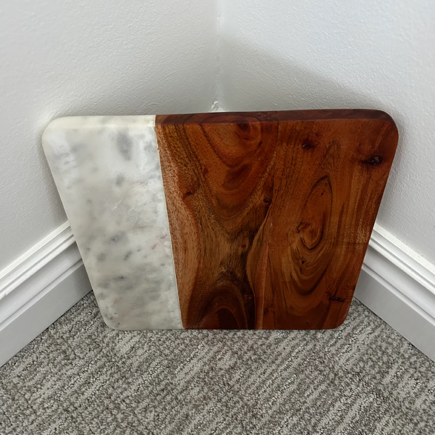 Cherry Wood And Marble Cutting Board - photo 4