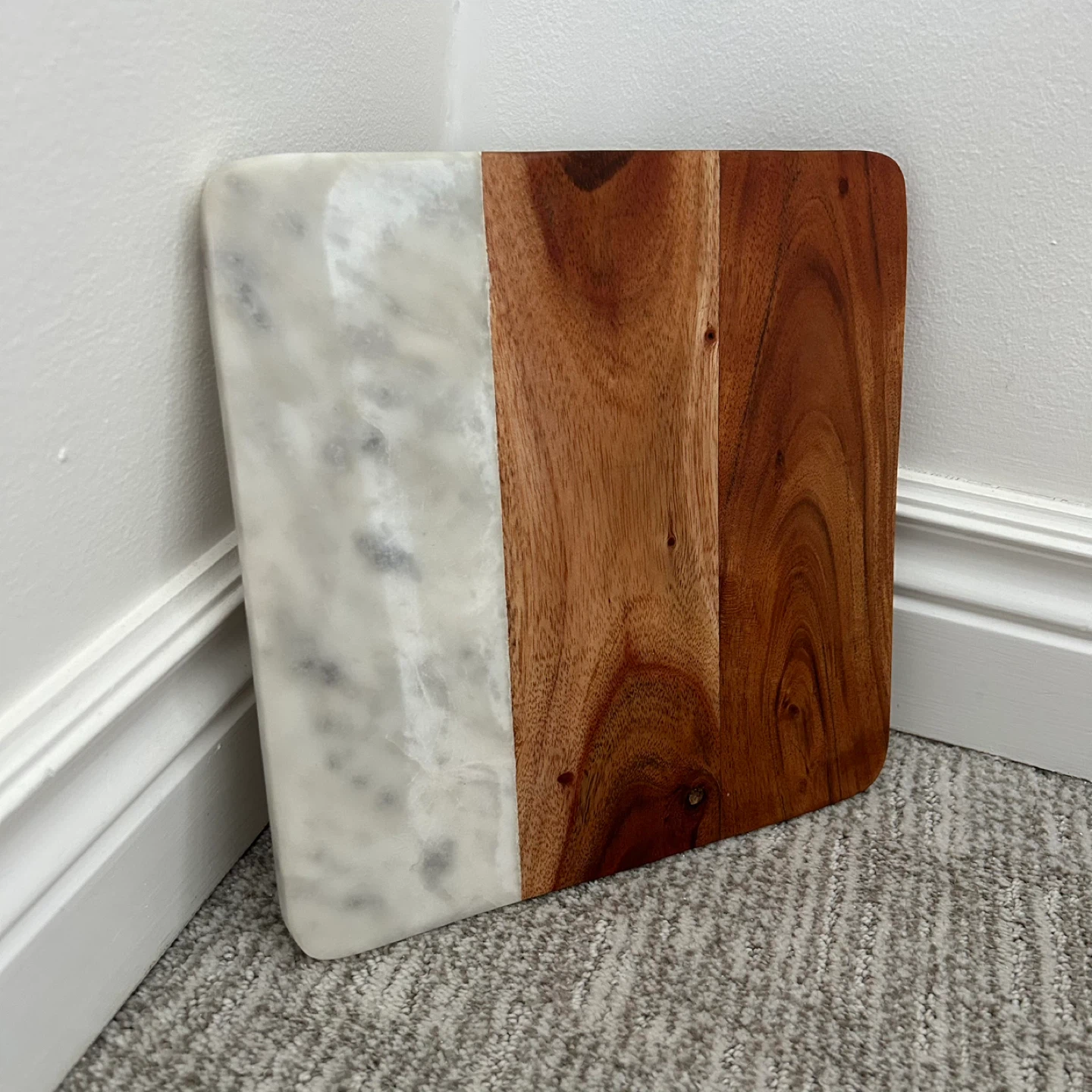 Cherry Wood And Marble Cutting Board - photo 5
