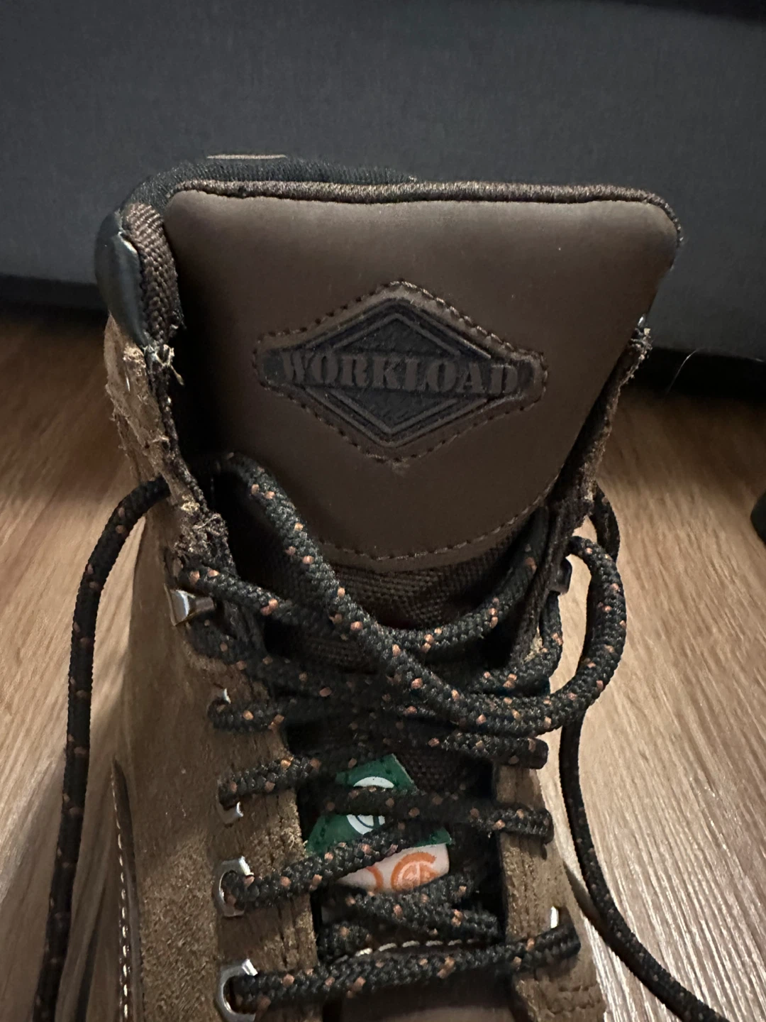 Workload Brown Work Boots Size 8