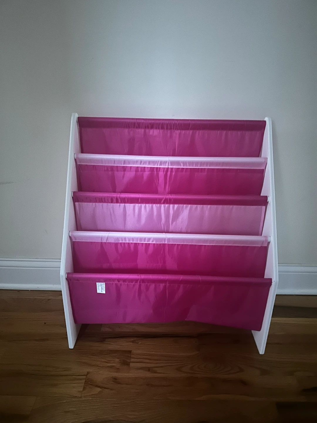 Kids 4-Tier Fabric Book Display Shelf