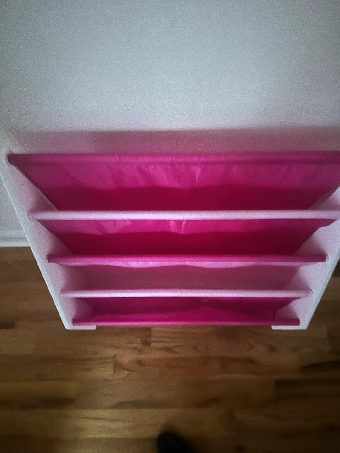Kids 4-Tier Fabric Book Display Shelf - photo 2