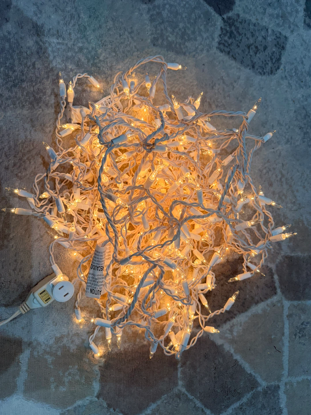 Morning Star 300 Icicle String Lights - White - photo 4
