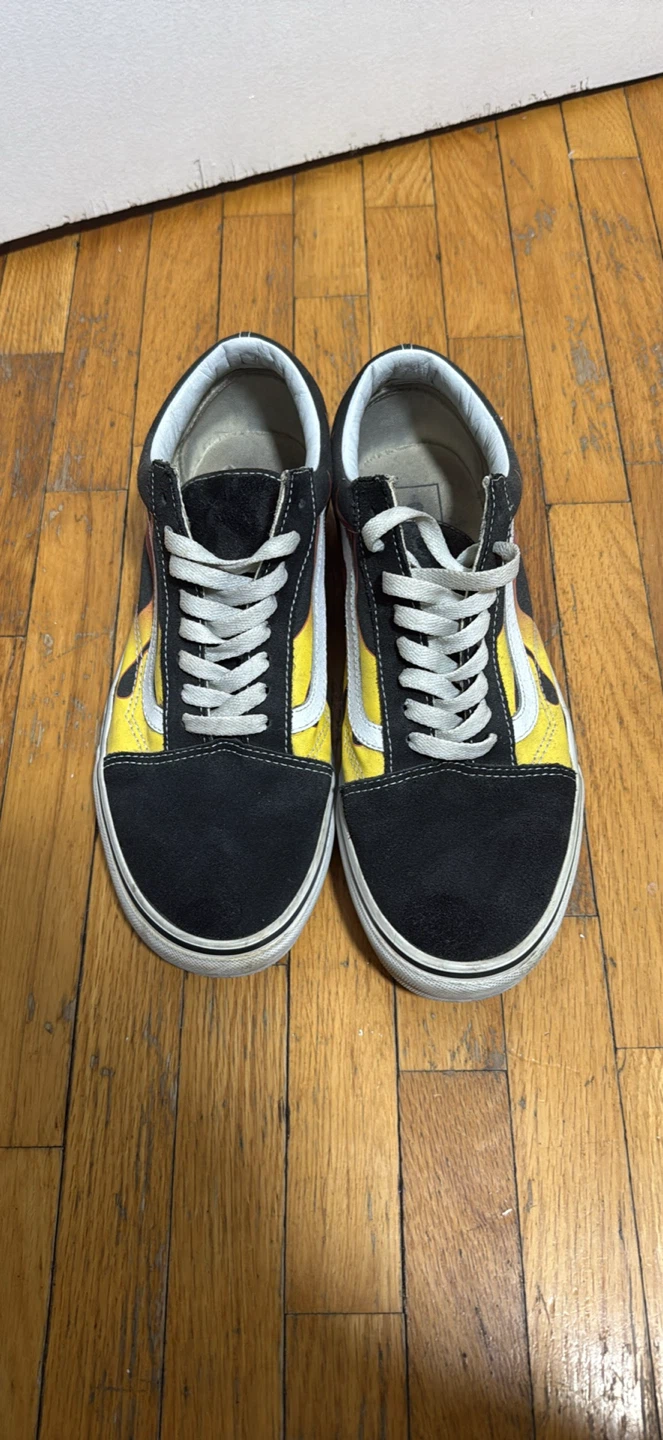Vans Old Skool Flame Sneakers - Men's Size 10