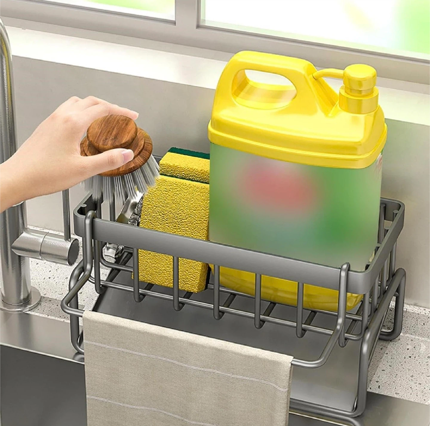 Kitchen Sink Caddy Organizer Basket - photo 3