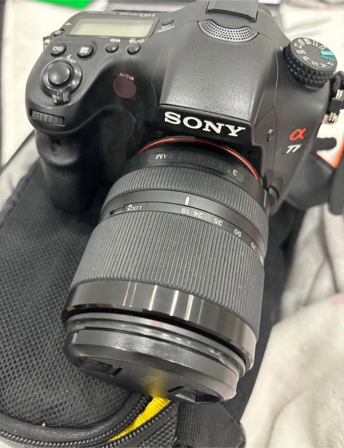 Sony Alpha a77 II DSLR Camera with DT 3.5-5.6/18-55 SAM Lens