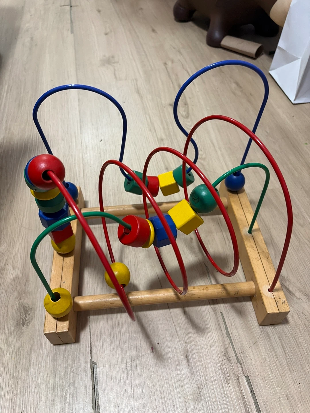 Wooden Bead Maze Toy
