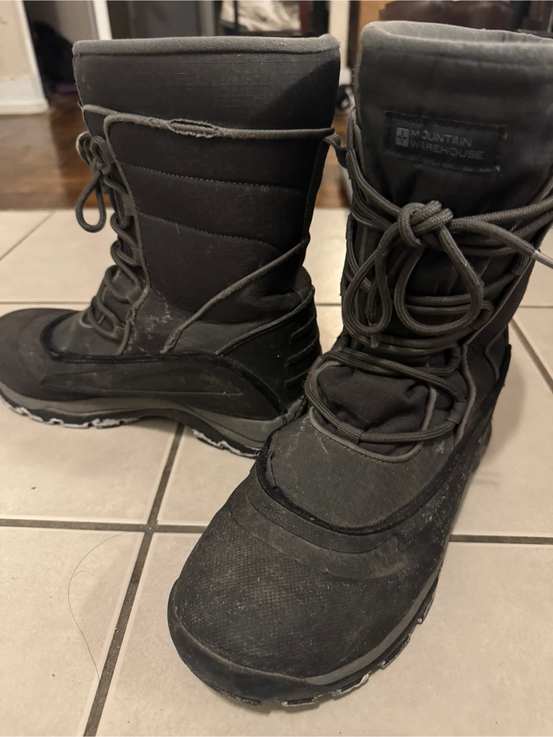 Mountain Warehouse Black Winter Boots Size 9