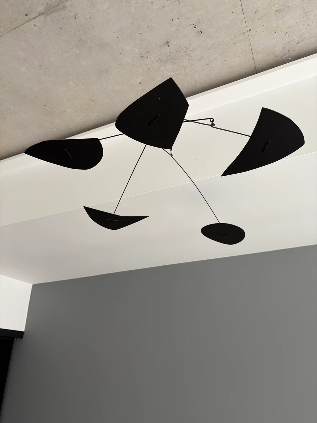 Black Abtract Hanging Mobile