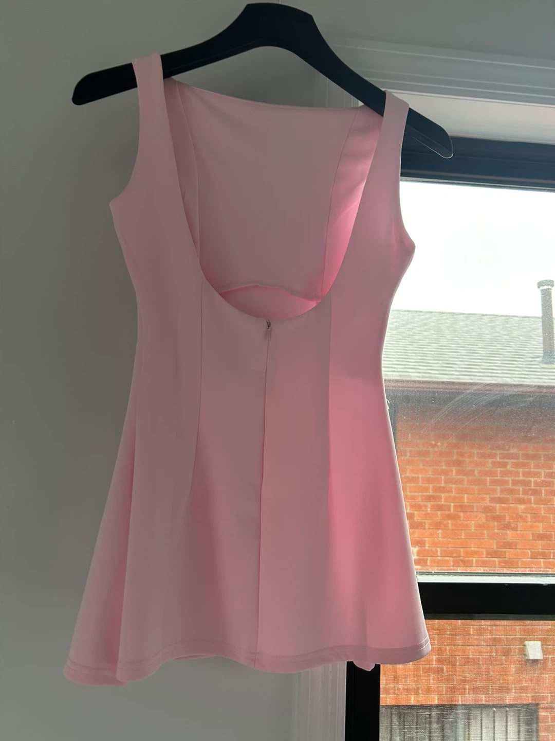 Pink Sleeveless Mini Dress