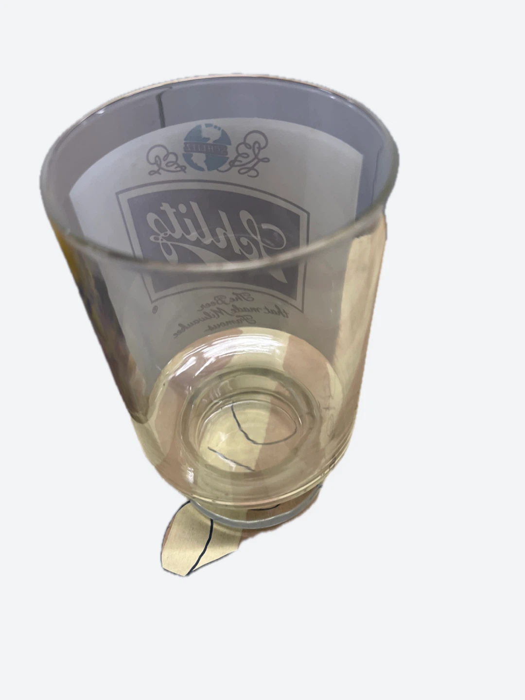 Schlitz Beer Glass "The Beer That Made Milwaukee Famous" - photo 3