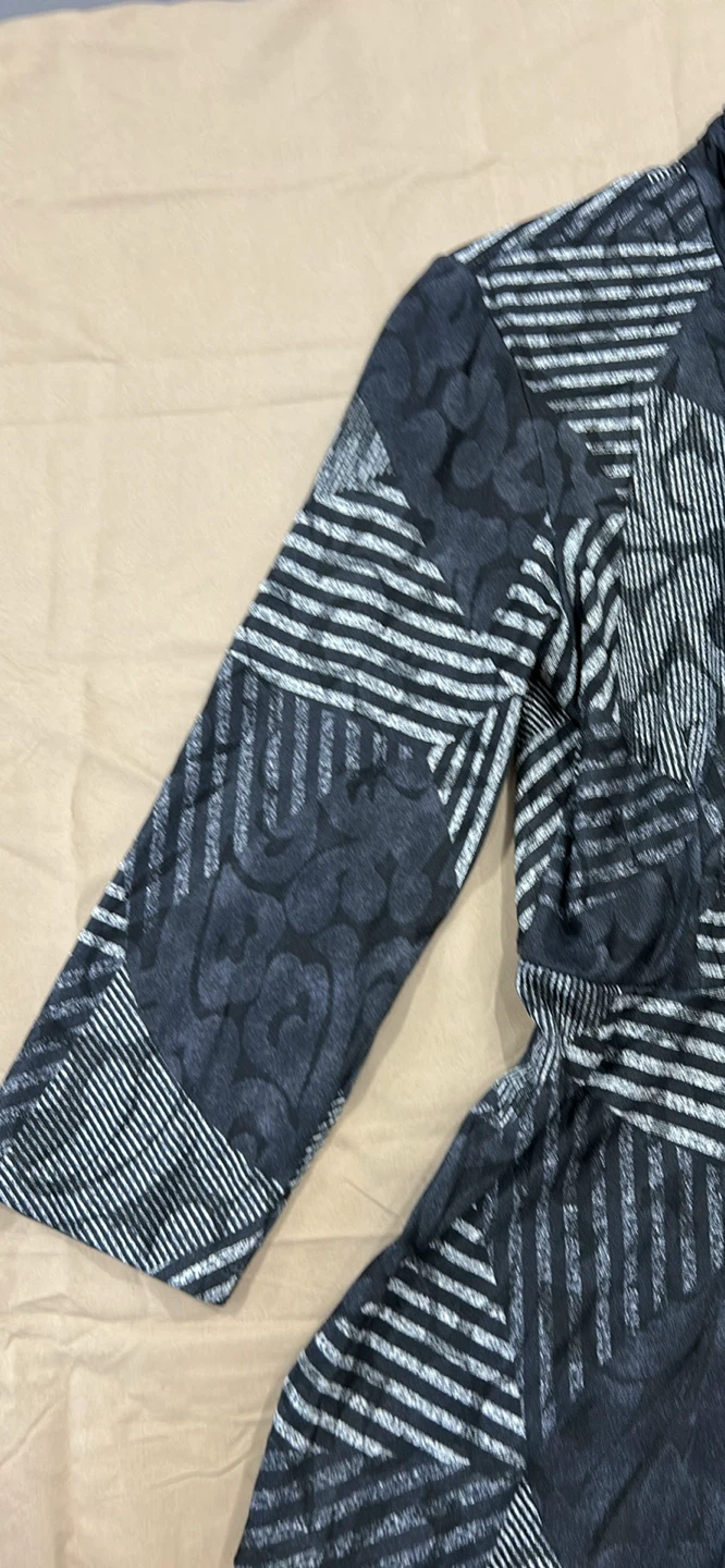 Women's Patterned Open Front Cardigan - photo 2