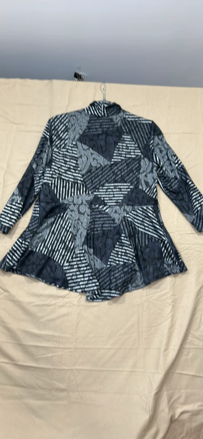 Women's Patterned Open Front Cardigan - photo 5