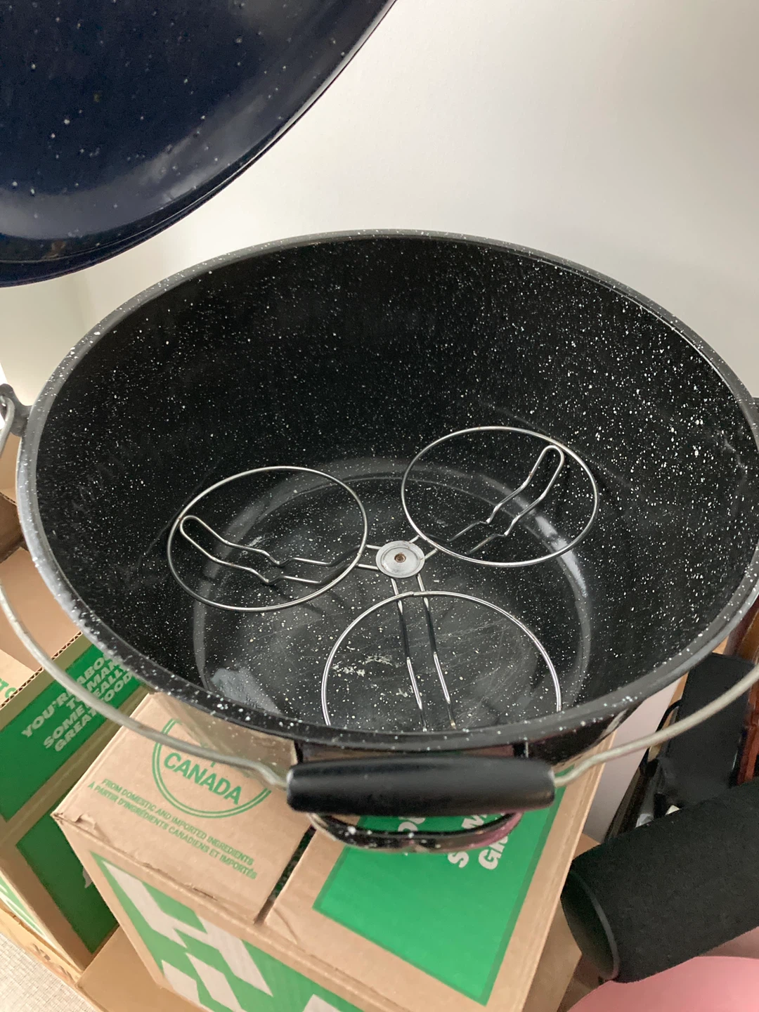 Enamel Roaster Pot with Rack - photo 2