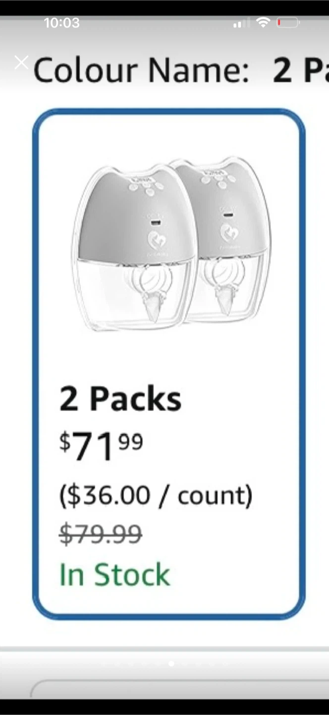 Wearable Breast Pumps-1 pack with two pumps - photo 2